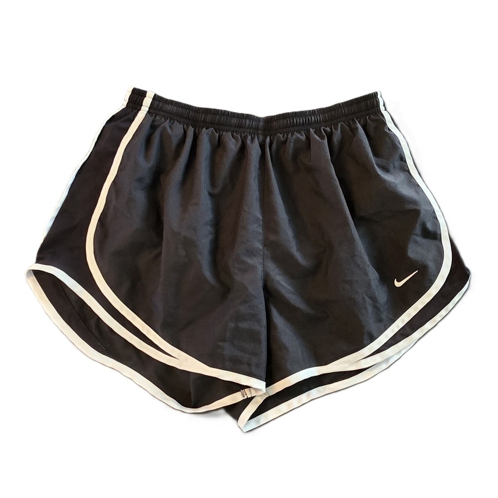 Nike Dri-FIT Running Shorts Women's L Black Athletic Gym Workout Activewear